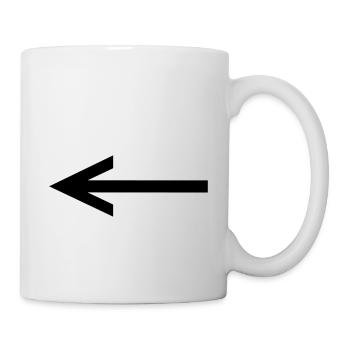 arrow - Mug - white - Right