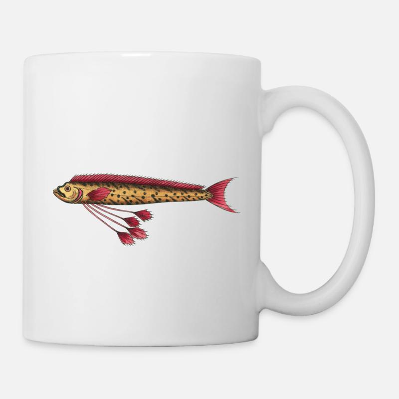 Riemenfisch - Tasse - Weiß