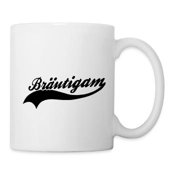 Bräutigam - Tasse - Weiß - Rechts