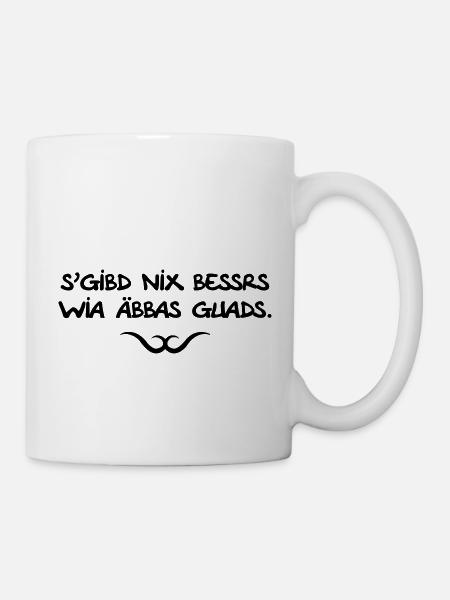 Schwäbische Vergleiche - Tasse - Weiß
