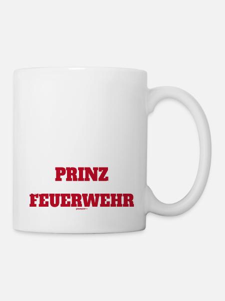 Feuerwehr Prinz - Tasse - Weiß