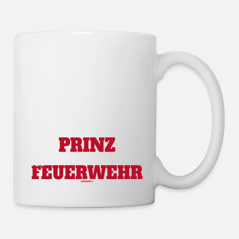 Feuerwehr Prinz - Tasse - Weiß