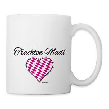 Trachten Madl - Tasse - Weiß - Rechts