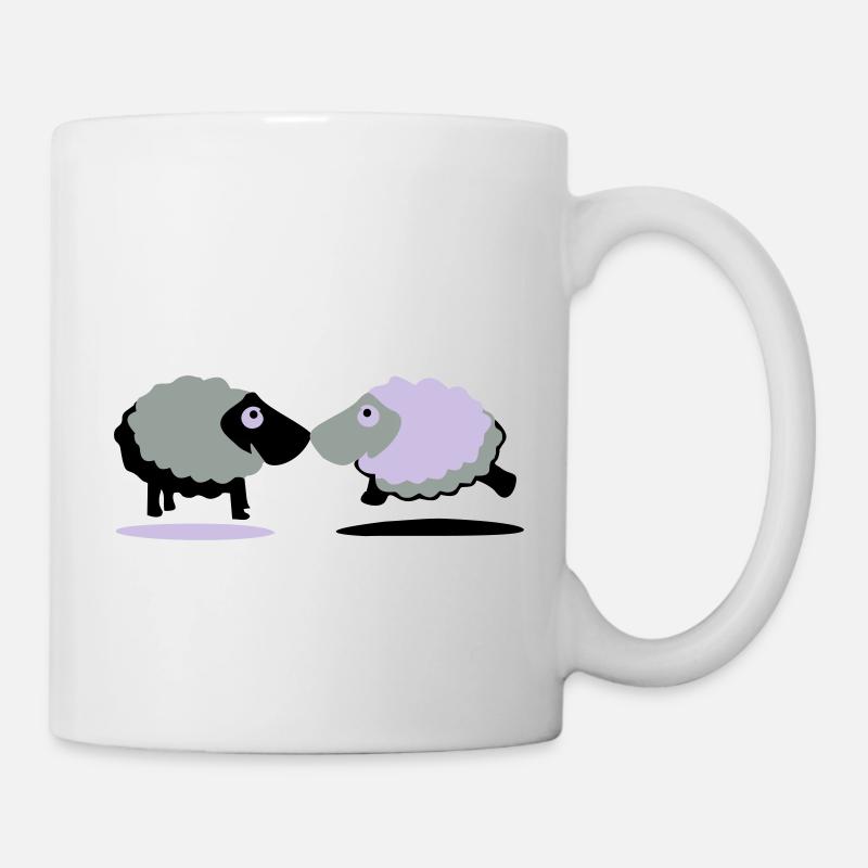 Schafe - Tasse - Weiß