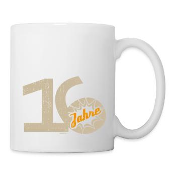 16 Geburtstag - Tasse - Weiß - Rechts