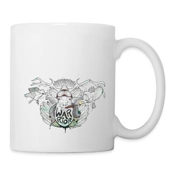 Warrior stag - Mug blanc - blanc - Droite