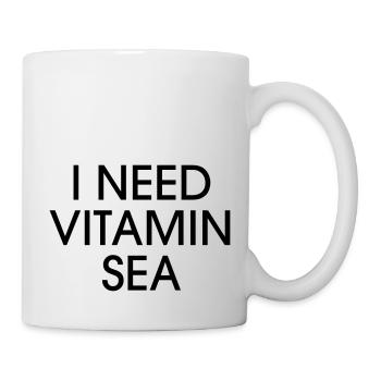 I NEED VITAMIN SEA - Tasse - Weiß - Rechts