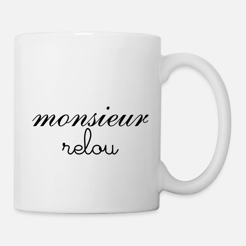 m relou - Mug blanc - blanc