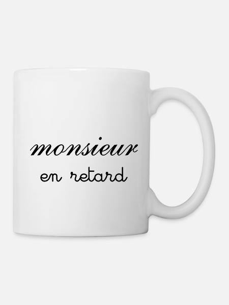 m retard - Mug blanc - blanc