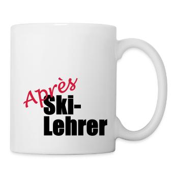 Apres Ski Lehrer - Tasse - Weiß - Rechts