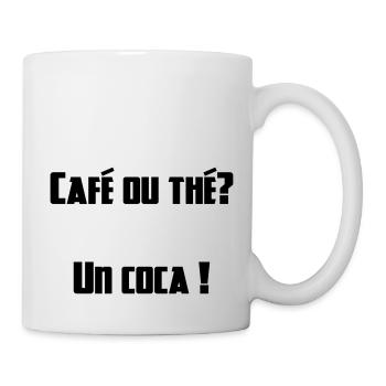 COCA.svg - Mug blanc - blanc - Droite