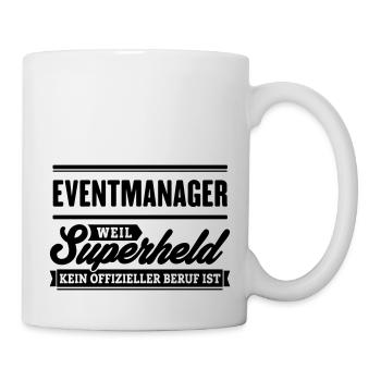 Superheld Eventmanager - Tasse - Weiß - Rechts
