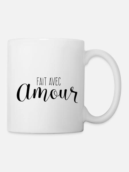 Fait Avec Amour - Mug blanc - blanc