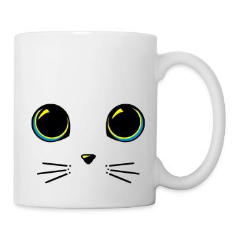 Cat eyes - Mug - white - Right