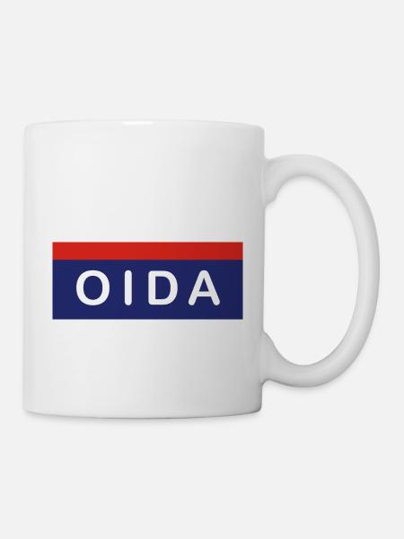 Oida vers. Polizei - Tasse - Weiß
