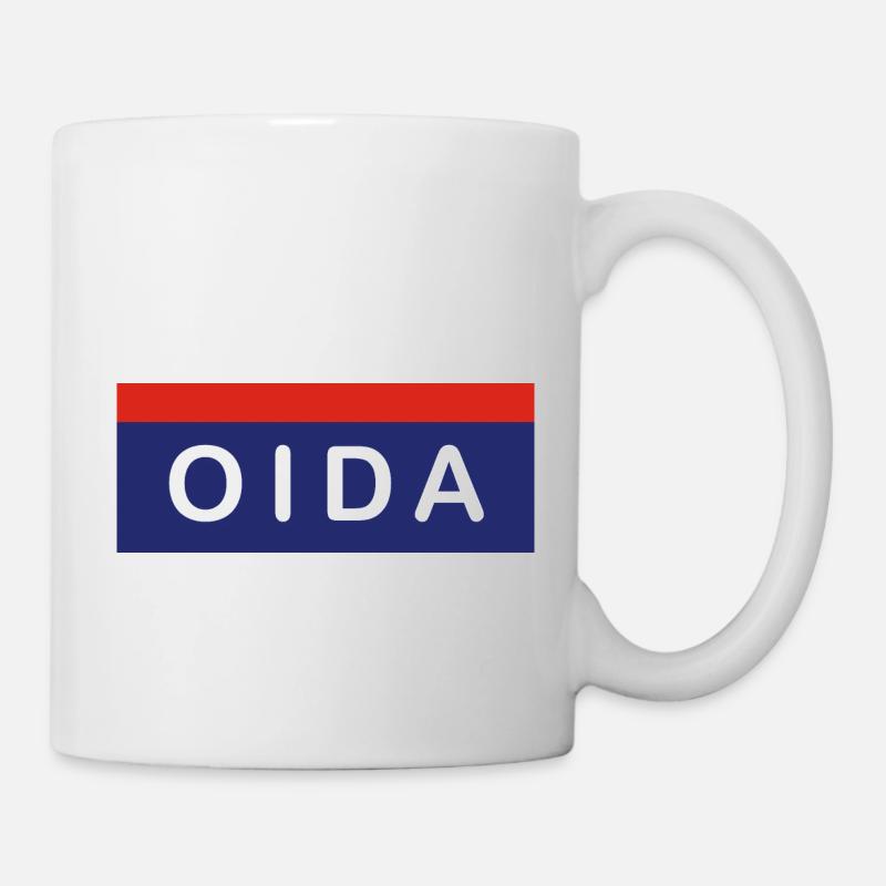 Oida vers. Polizei - Tasse - Weiß