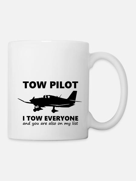 towpilot dr400 robin - Tasse - Weiß
