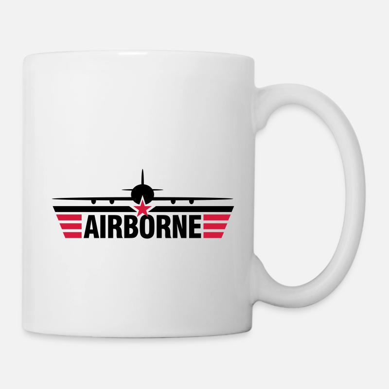 AIRBORNE - Mug - white