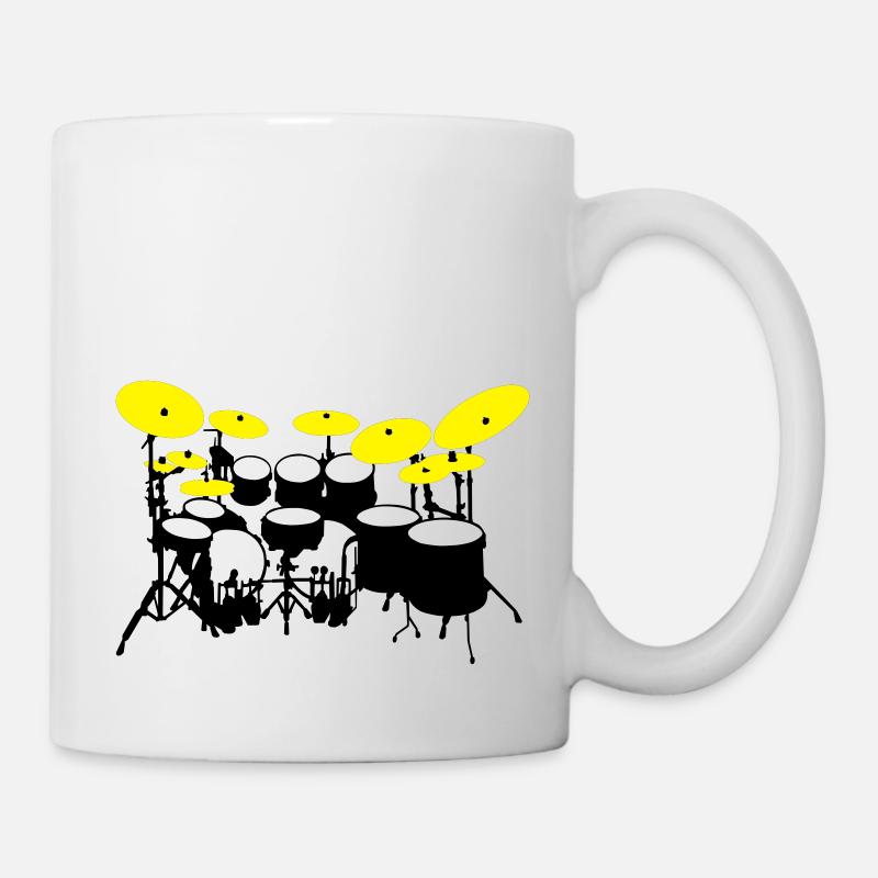 Large drumkit - Mug - white