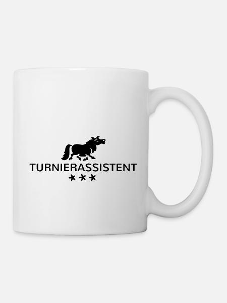 Turnierassistent - Turniertrottel - Tasse - Weiß