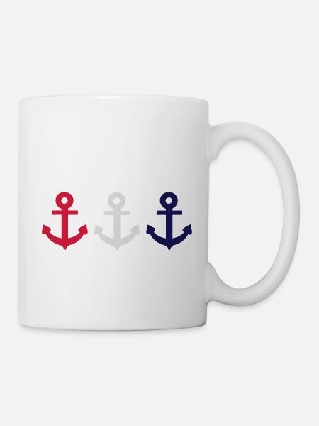 anchor - Tasse - Weiß