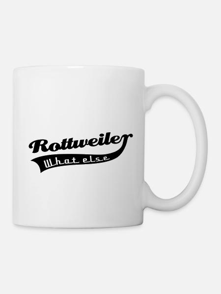 Rottweiler - Tasse - Weiß