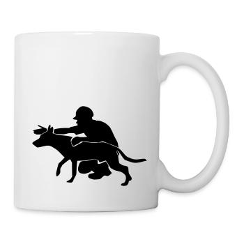 Rettungshund_cb2 - Mug blanc - blanc - Droite