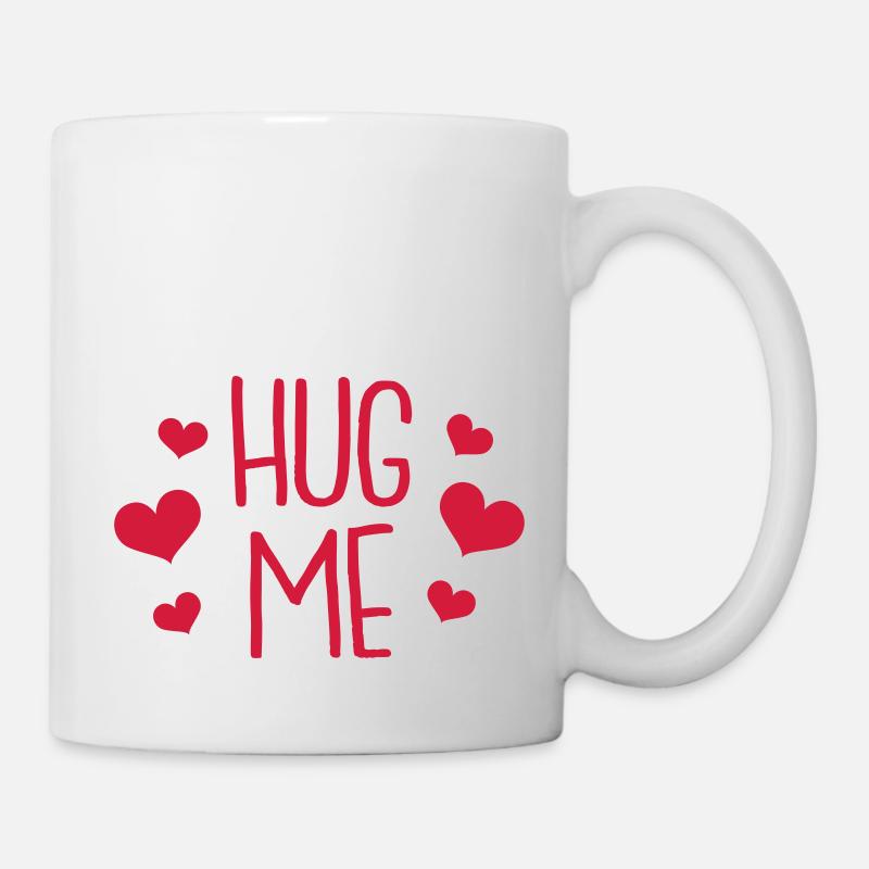 hug me - Mug blanc - blanc