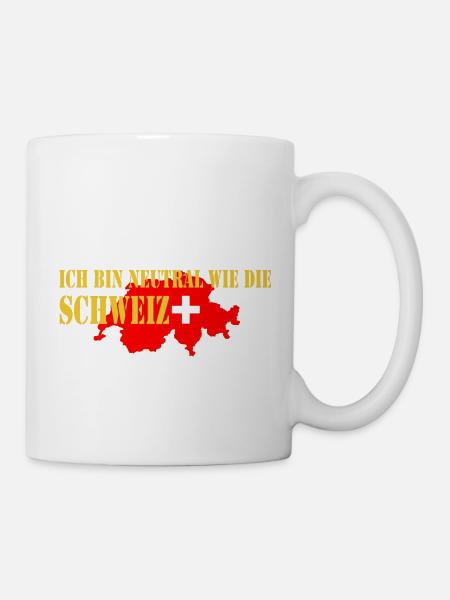 schweiz - Tasse - Weiß