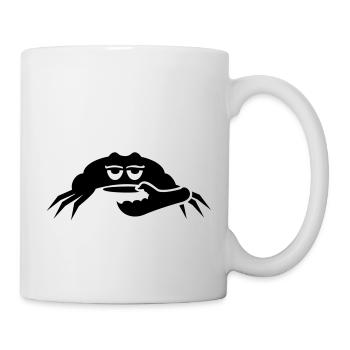 Krabbe / crab (1c) - Tasse - Weiß - Rechts