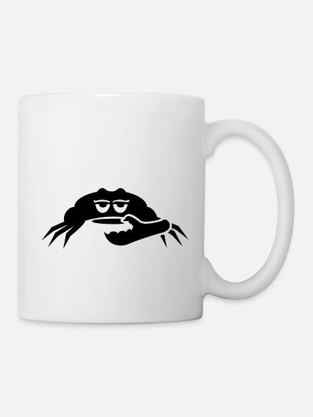 crabe / crab (1c) - Mug blanc - blanc