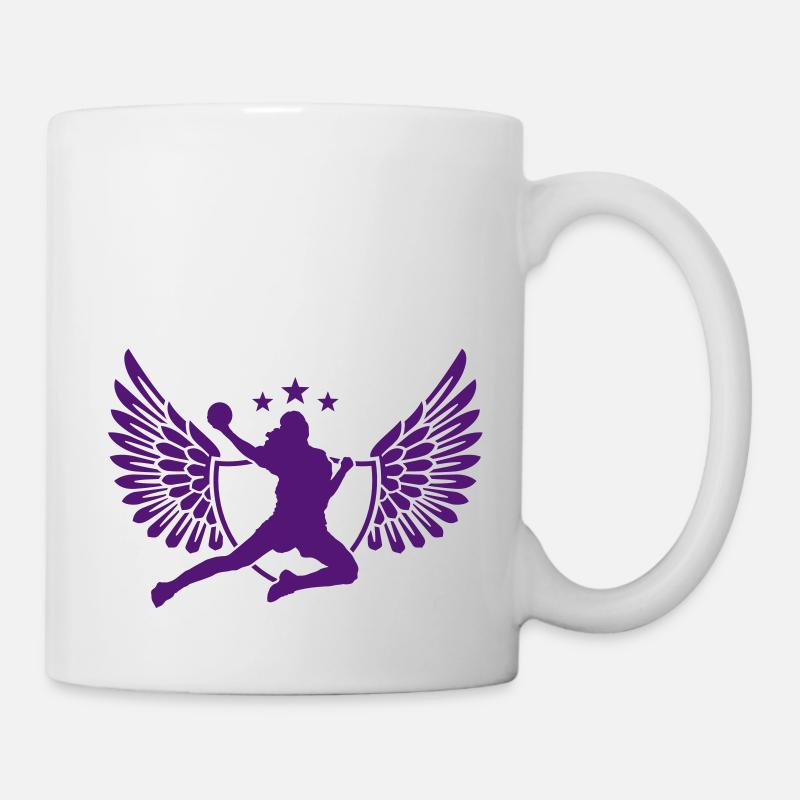 handball - Mug blanc - blanc
