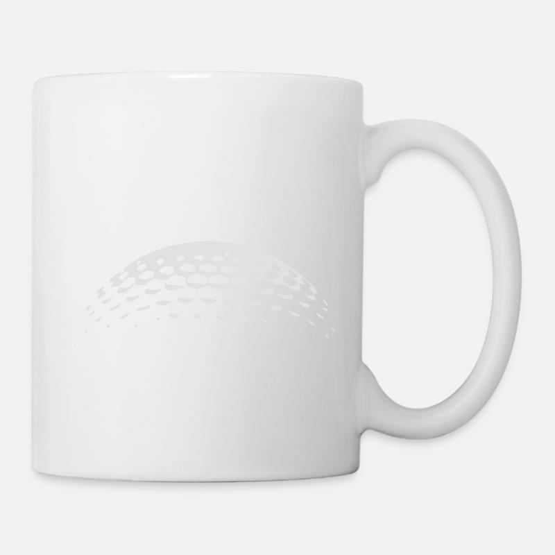 Balle de golf - Mug blanc - blanc
