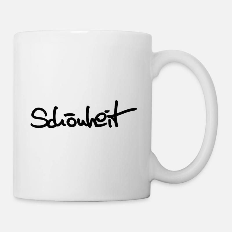 Schönheit - Tasse - Weiß