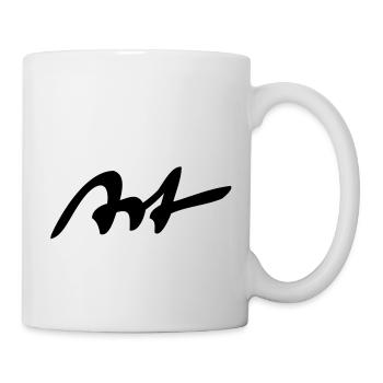 Art Graffiti pulvérisateur artiste peintre Logo - Mug blanc - blanc - Droite