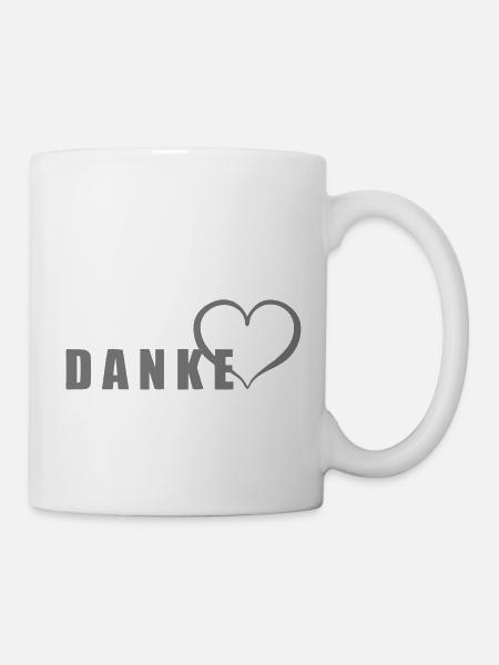 DANKE - TimotheeDesign - Tasse - Weiß
