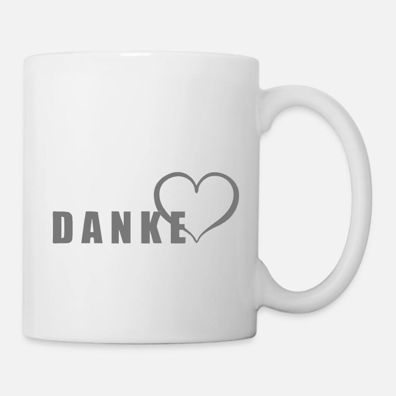 DANKE - TimotheeDesign - Tasse - Weiß
