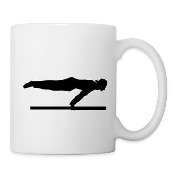 Full Planche - Calisthenics - Tasse - Weiß - Rechts