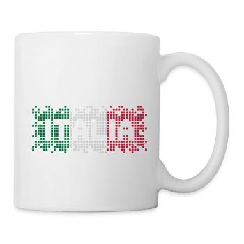 Italie Pixel Design - Mug blanc - blanc - Droite