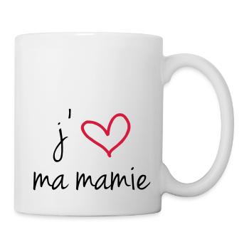i love my grandma - Tasse - Weiß - Rechts
