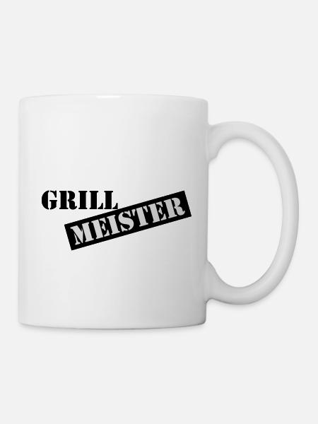 Grillmeister - Tasse - Weiß