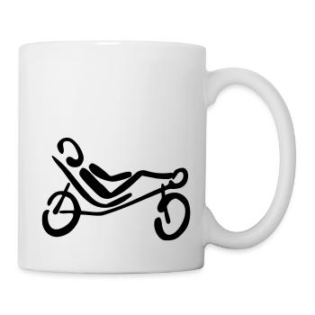 Recumbent Bicycle - Mug - white - Right