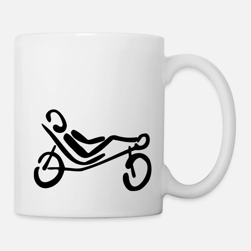 Recumbent Bicycle - Mug - white