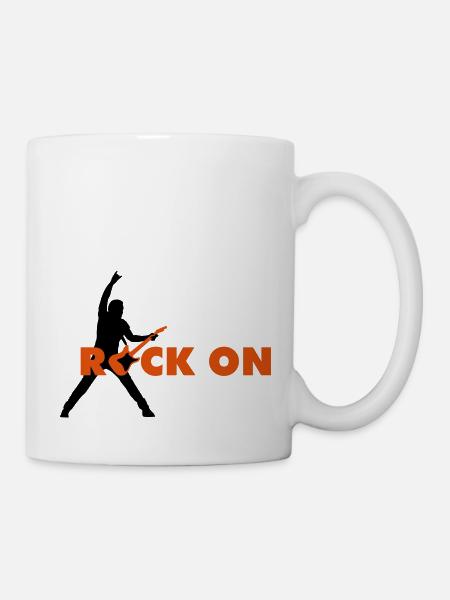 rock_on_b_2c - Mug - white