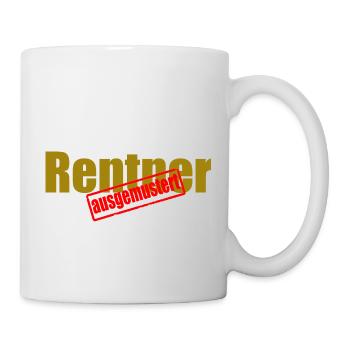 rentner - Tasse - Weiß - Rechts