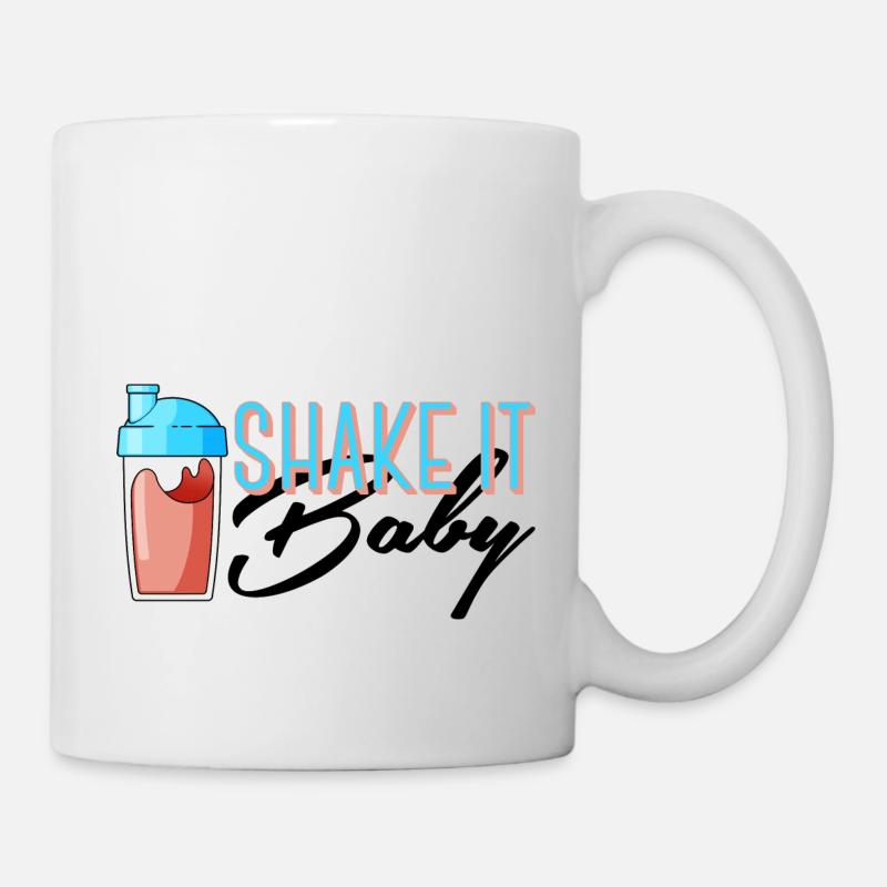 Secouez-le bébé - Mug blanc - blanc