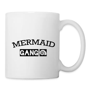 "Mermaid Gang" mermaid girl - Mug - white - Right