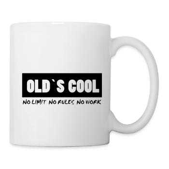 Olds cool - Tasse - Weiß - Rechts