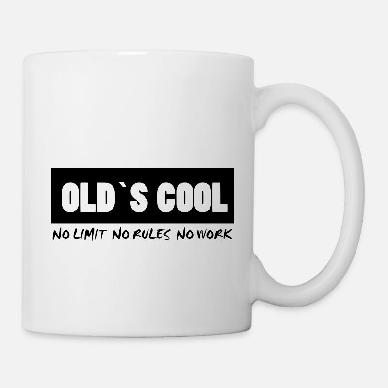 Olds cool - Tasse - Weiß