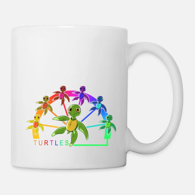 Turtles - Turtles, Baby Turtles - Mug - white